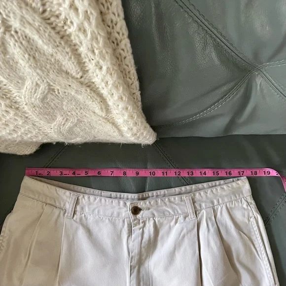 Mens PRESWICK & MOORE Cotton PLEATED Golf CASUAL SHORTS Size 36 - Picture 3 of 9